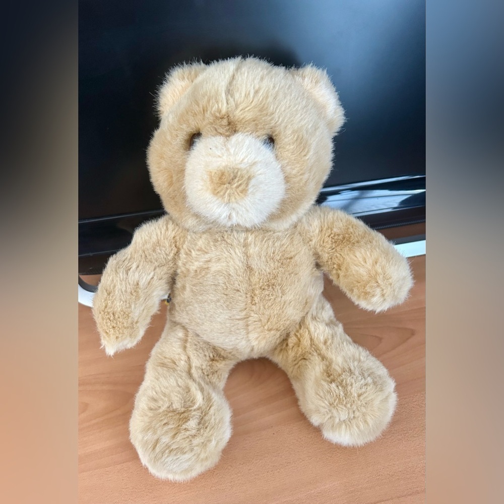 Vintage build a bear 1997 plush toy with clothes “lil cub” taffy or butterscotch